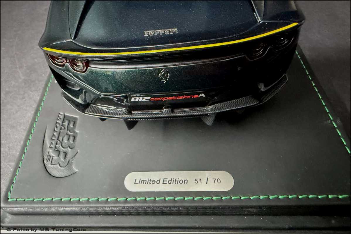 1:18 BBR Ferrari 812 Competizione A Aperta Verde Zeltweg – Limited 70 pcs